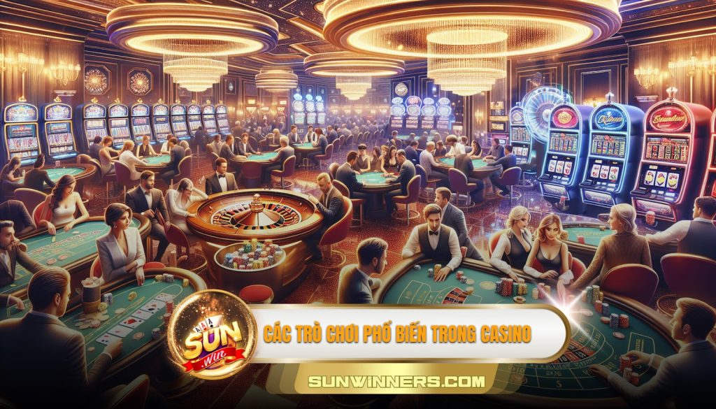 Các trò chơi phổ biến trong casino
